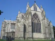 The eastern façade of the cathedral