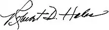 Signature of Robert D. Hales