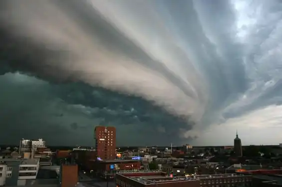 Image 8A thunderstorm is a form of severe weather involving lightning and thunder. Thunderstorms have had a lasting and powerful influence on mankind.  Romans thought them to be battles waged by Jupiter. Thunderstorms were associated with the Thunderbird, held by Native Americans to be a servant of the Great Spirit. (Credit: John Kerstholt.) (from Portal:Earth sciences/Selected pictures)