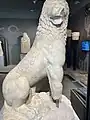 A Greek marble lion, from the 4th century BC.