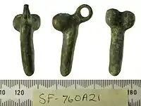 A simple phallic pendant from Suffolk (UK).