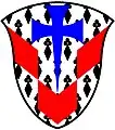 a chevron rompu reversed - Ermine; a chevron rompu reversed gules ...