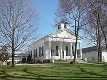 Original building of Roswell Presbyterian Church, Roswell, Georgia, USA