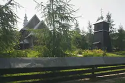 Former Orthodox church moved to Rozdziele from Serednica