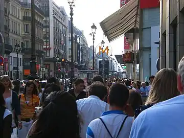 Rue de Rivoli near Châtelet