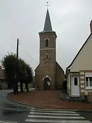 The church of Ruisseauville