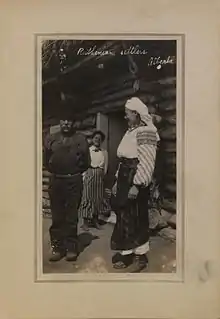 Ruthenian immigrants to Canada in 1911 in traditional garment.