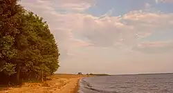 Rybinsk Reservoir near the selo of Fedorkovo in Poshekhonsky District