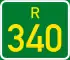 Regional route R340 shield