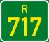 Regional route R717 shield