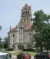 South Facade of the Starke County Courthouse, Knox, Indiana.