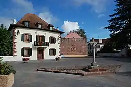 The village square