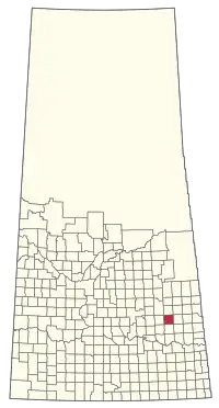 Location of the RM of Garry No. 245 in Saskatchewan