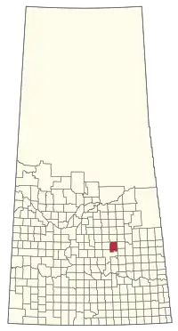 Location of the RM of Big Quill No. 308 in Saskatchewan