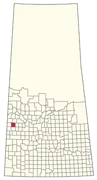 Location of the RM of Grass Lake No. 381 in Saskatchewan