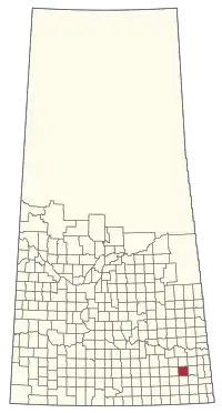 Location of the RM of Hazelwood No. 94 in Saskatchewan