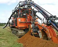 The wheel trencher MARAIS SMC 200 R.