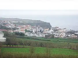 The parish of Relva, at the end of the International Airport, with the church of Nossa Senhora dos Neves