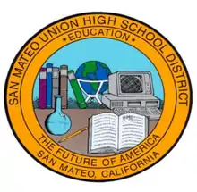 Logo for the San Mateo Union High School District