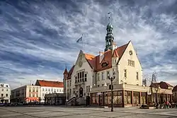 Market Square and Town Hall in Krotoszyn