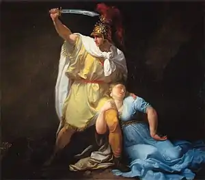 Rhadamistus killing Zenobia, by Luigi Sabatelli