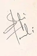 Safiullah Khan Tanoli's signature