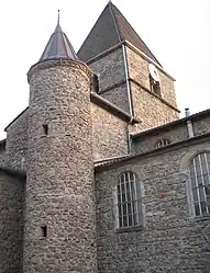 The church in Saint-Jacques-des-Arrêts