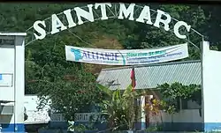 Saint-Marc Welcome Sign at Frecyneau