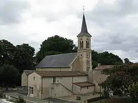 The church in Saint-Maxire