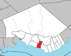 Location within Bonaventure RCM.