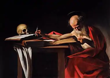 "Saint Jerome Writing" painting.