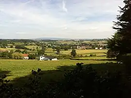 A general view of Saint-Romain-sous-Gourdon