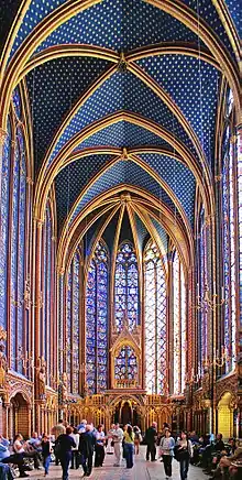 Upper chapel of Sainte-Chapelle (1241–48)