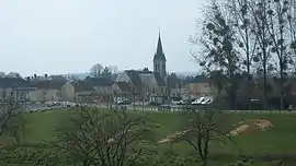 The church of Sainte-Jamme-sur-Sarthe