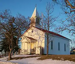 Salem Church, a historic site on State Route 255