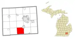 Location within Washtenaw County