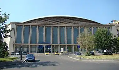 Palace Hall, Bucharest, by Horia Maicu, Tiberiu Ricci, Ignace Șerban and Romeo Balea, 1957–1960