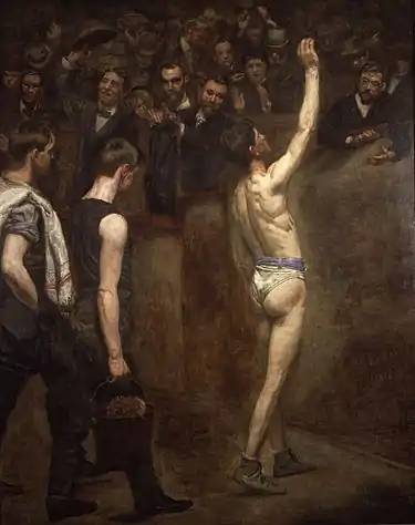 Salutat (1898) by Thomas Eakins. Bequest to the Addison Gallery of American Art.