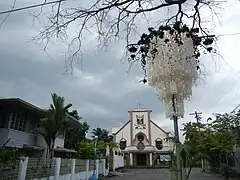 Capiz shells street lights surround downtown