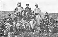 Samaritans, from a photo c. 1900 by the Palestine Exploration Fund.