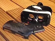 Image 22Smartphone-based budget headset Samsung Gear VR in dismantled state (from Virtual reality)