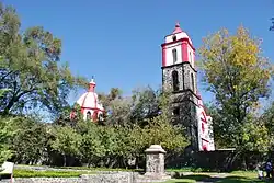 View of the monastery of Culhuacán