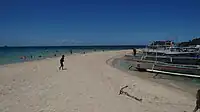 Bantigue Island's Sandbar during low tide.