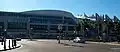 View of the west portion of the San Diego Convention Center from West Harbor Drive. The San Diego Convention Center is one of the largest in North America and is home to Comic-Con International