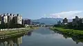 View from Changfu Bridge in Sanxia