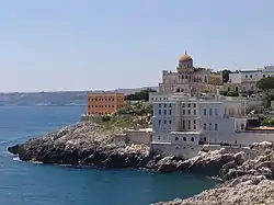 View from the bay of Santa Cesarea Terme