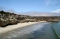 Beach by the pier