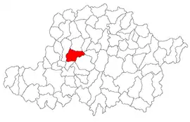 Location of Sântana