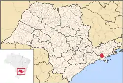 Location in São Paulo  state