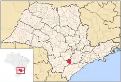 Location in São Paulo state